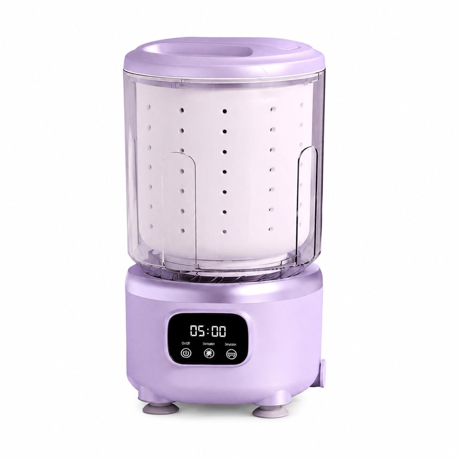 MINI LAVADORA PORTÁTIL INALÁMBRICA RECARGABLE 2L LAVADO ESTERILIZACIÓN CENTRIFUGADO TAMAÑO M - 4