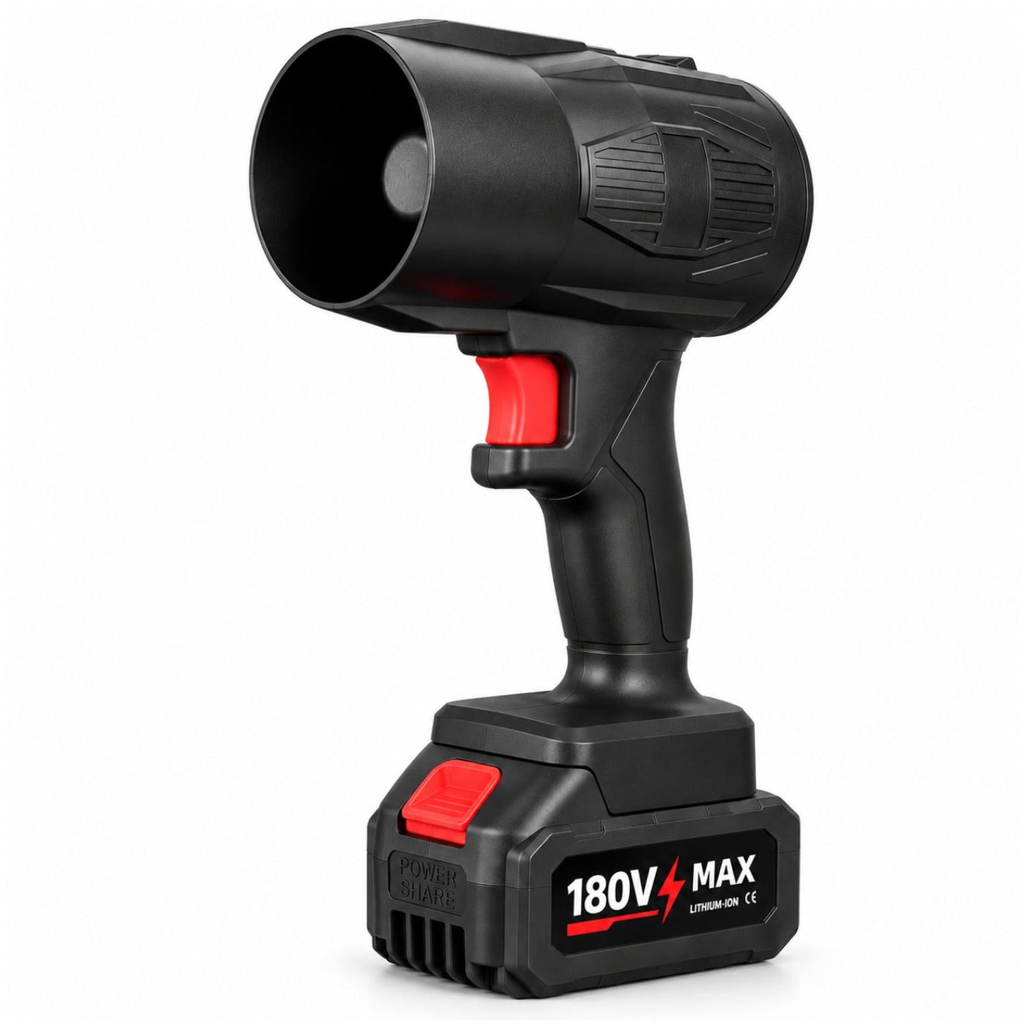 PISTOLA SOPLADOR DE POLVO TURBO INALÁMBRICA PORTÁTIL 180V MULTIFUNCIONAL CON MALETÍN - 1