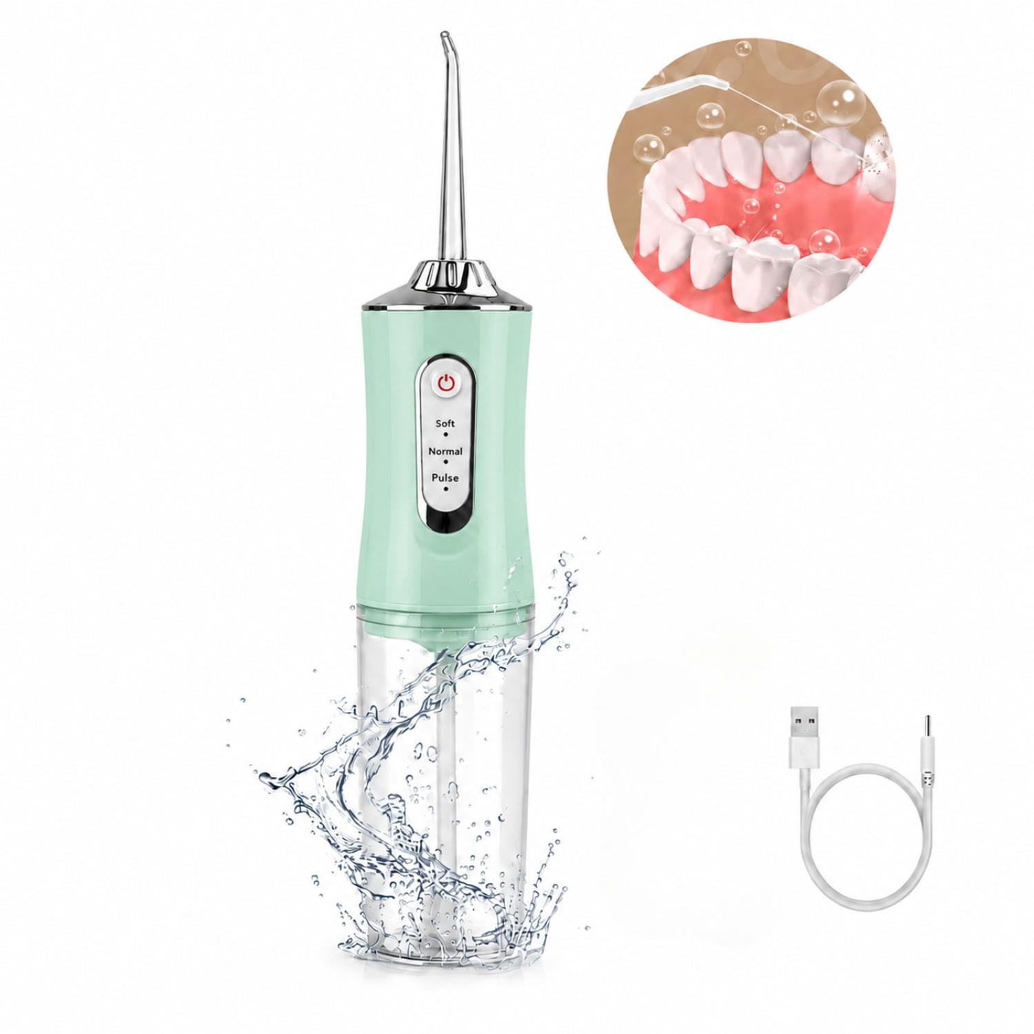 IRRIGADOR ORAL BUCAL PARA LIMPIEZA DENTAL PORTÁTIL INALÁMBRICO - 1