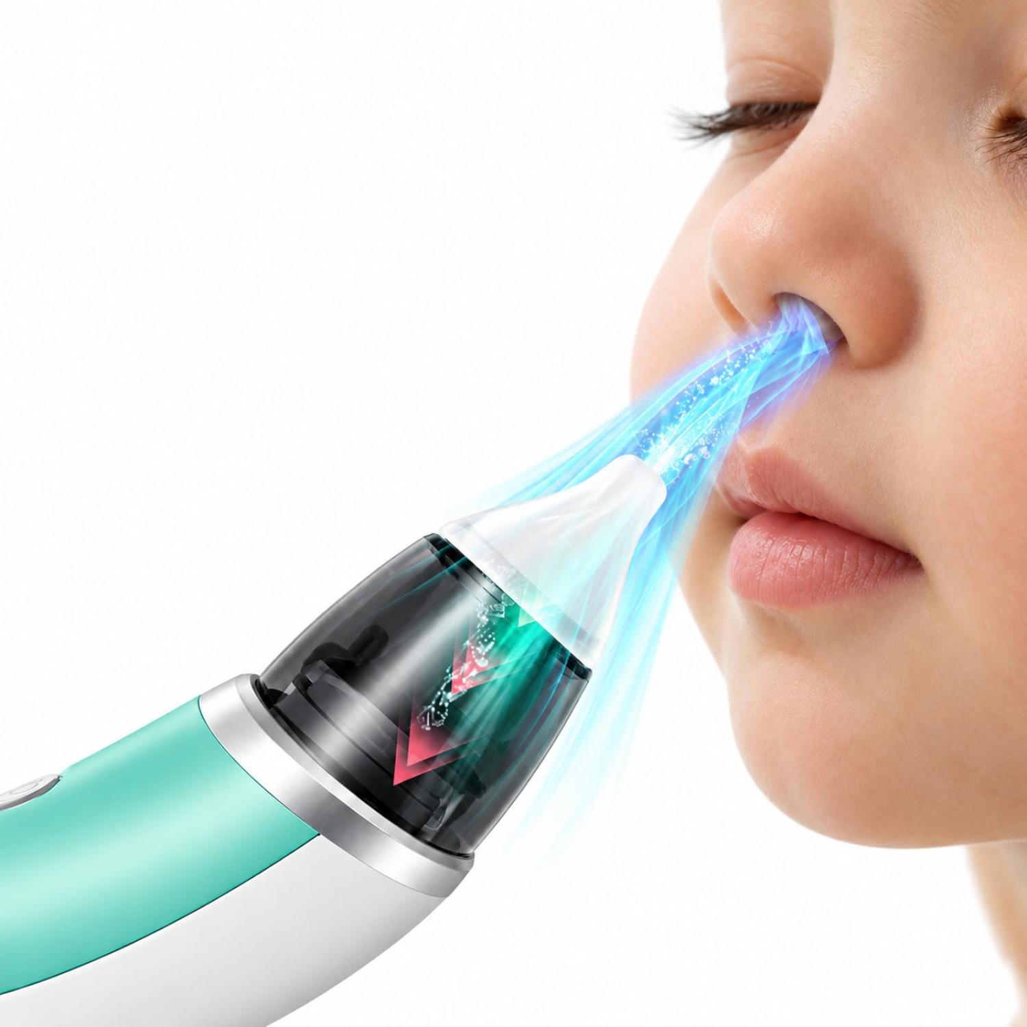 ASPIRADOR SUCCIONADOR NASAL ELÉCTRICO RECARGABLE PARA BEBE COLOR ALEATORIO - 3