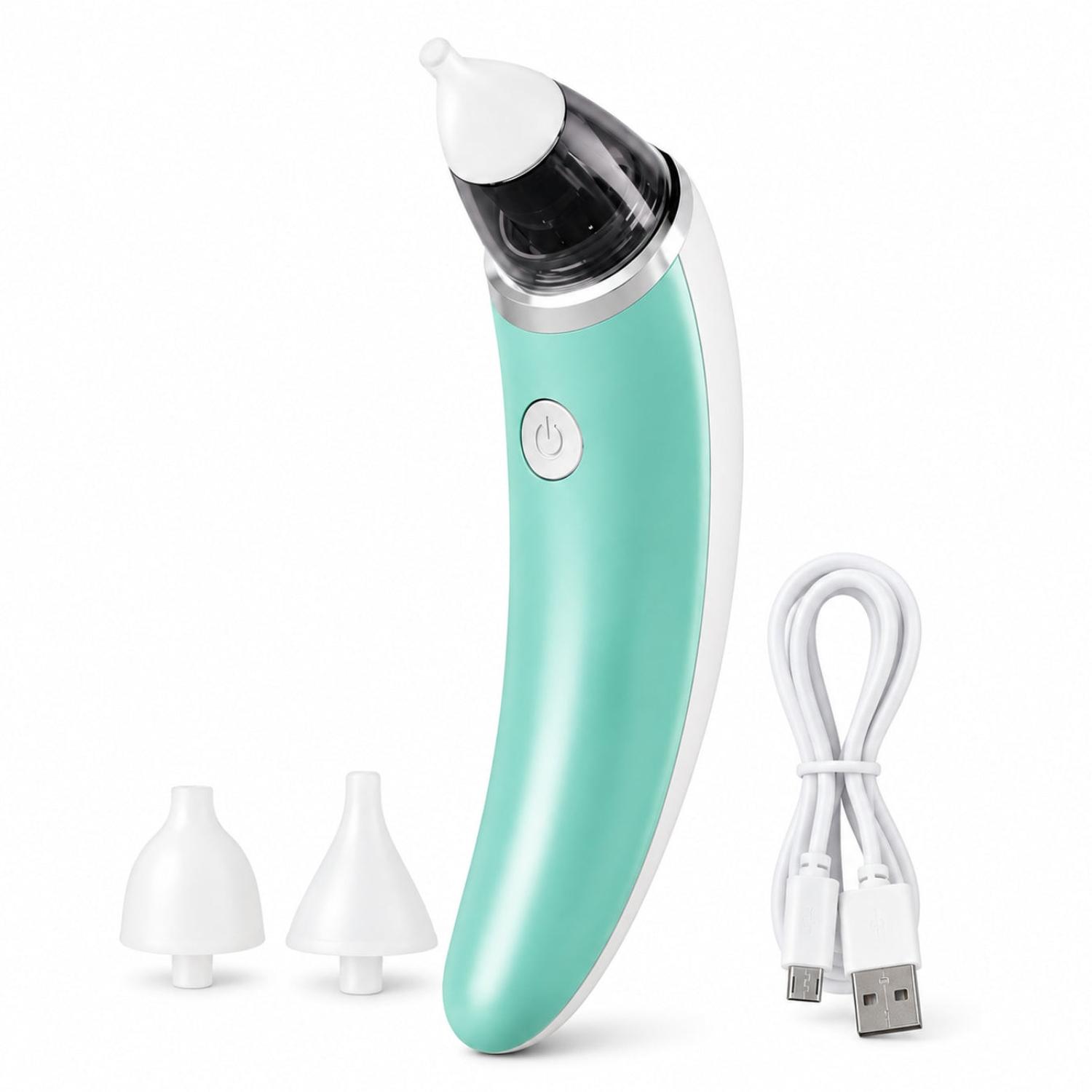 ASPIRADOR SUCCIONADOR NASAL ELÉCTRICO RECARGABLE PARA BEBE COLOR ALEATORIO - 5
