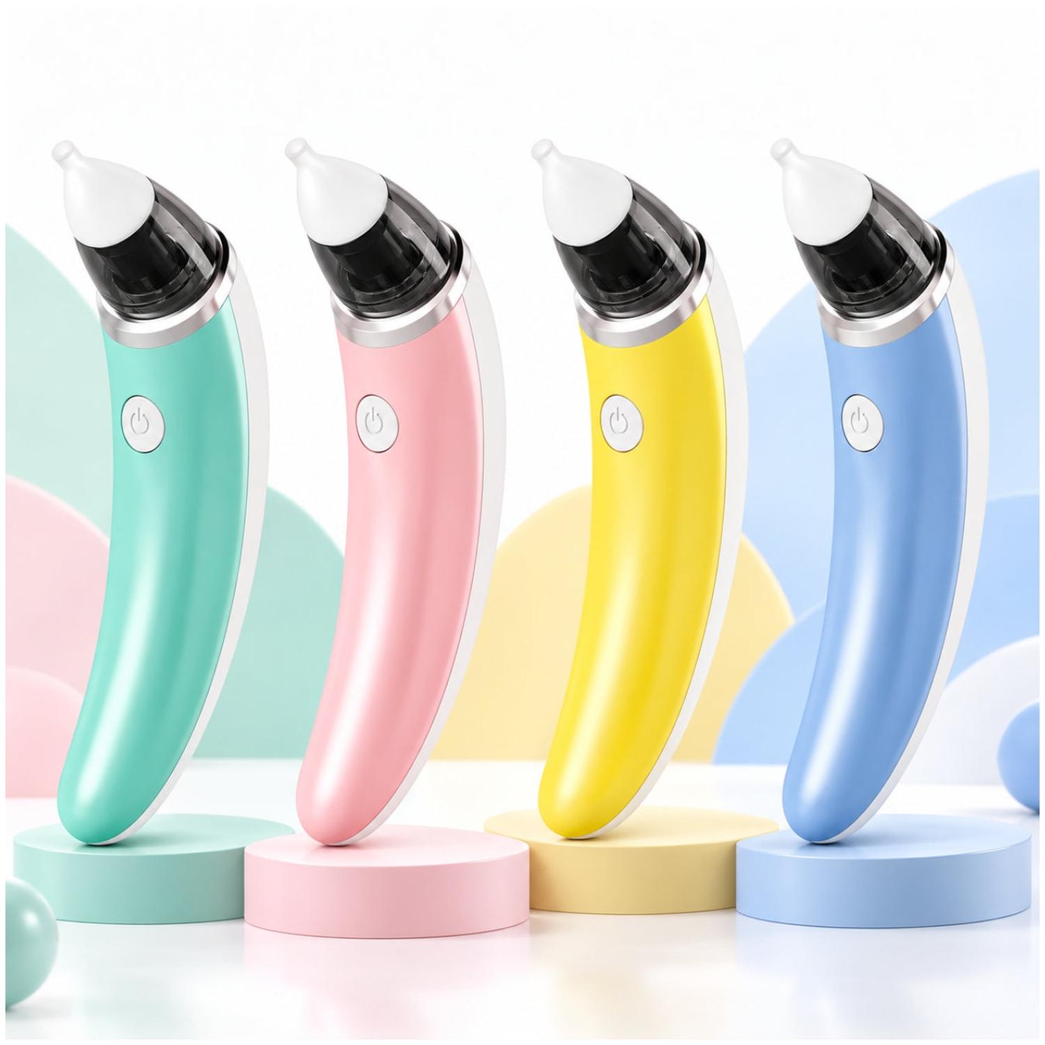 ASPIRADOR SUCCIONADOR NASAL ELÉCTRICO RECARGABLE PARA BEBE COLOR ALEATORIO - 7