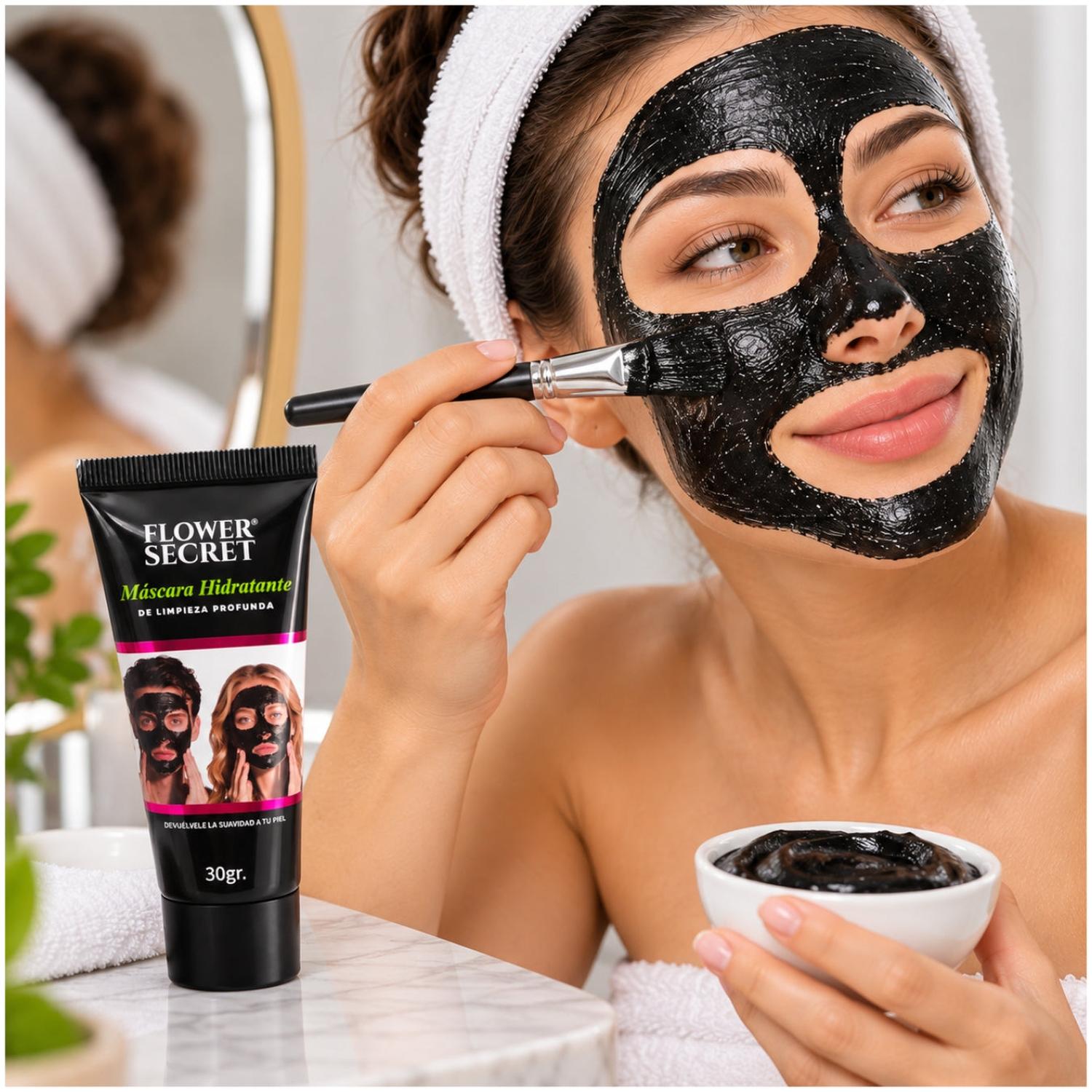 PACK X2 MASCARILLA FACIAL NEGRA PEEL OFF HIDRATANTE LIMPIEZA PROFUNDA 60G - 2
