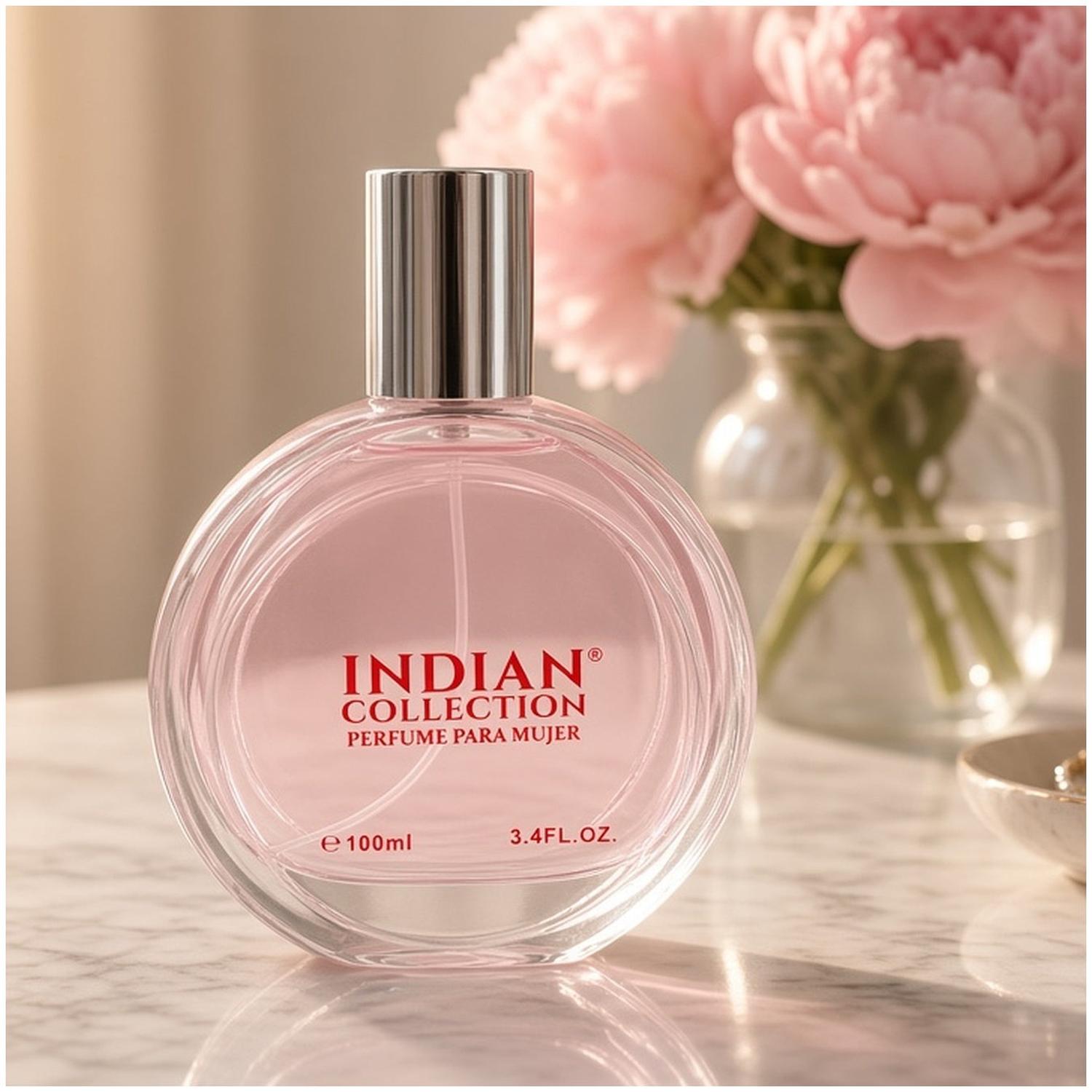 PERFUME PARA MUJER INDIAN COLLECTION HBH131 100 ML EN FRASCO DE VIDRIO CON ATOMIZADOR SPRAY - 4
