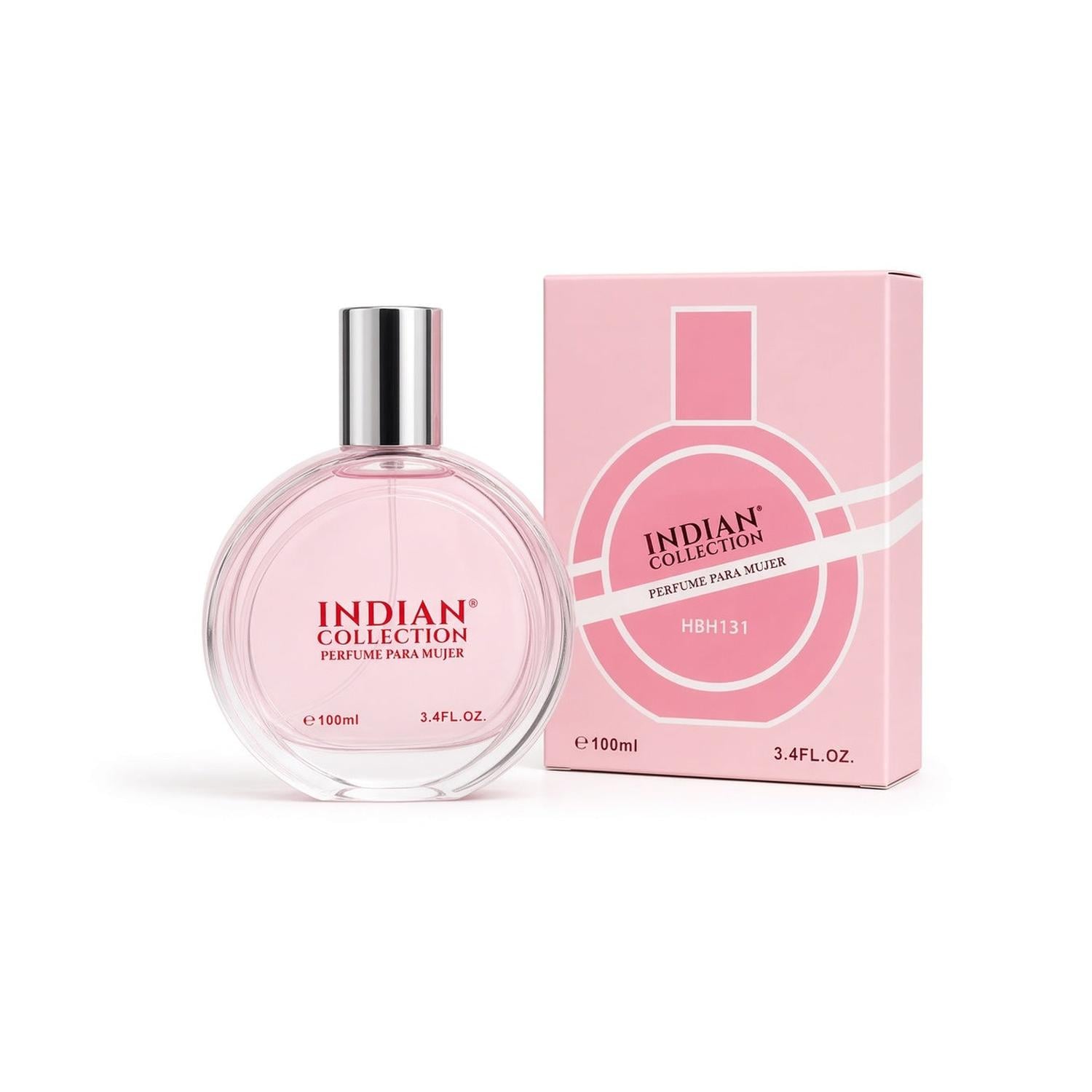 PERFUME PARA MUJER INDIAN COLLECTION HBH131 100 ML EN FRASCO DE VIDRIO CON ATOMIZADOR SPRAY - 6