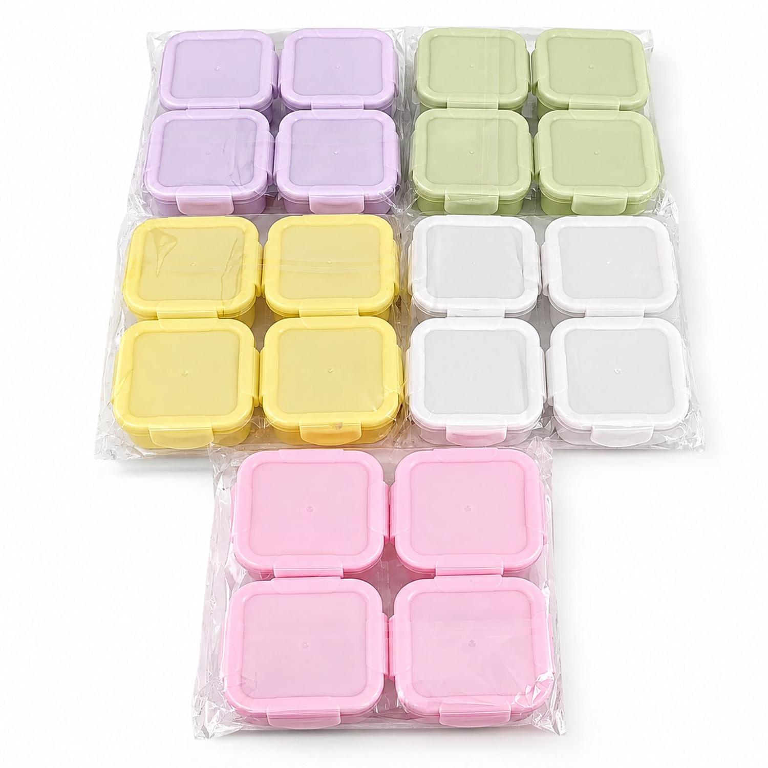 SET DE 4 TÁPERES HERMÉTICOS DE 150 ML CON TAPA Y CIERRE SEGURO COLOR ALEATORIO - 5