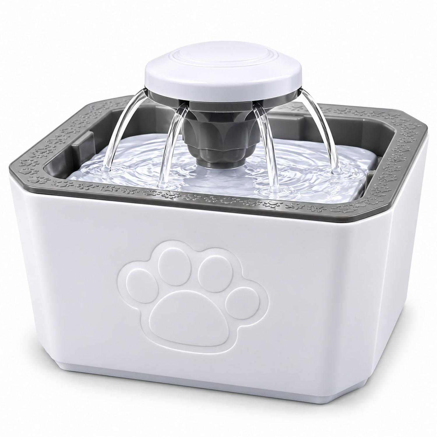 FUENTE BEBEDERO DE AGUA ELÉCTRICO AUTOMÁTICO PARA PERROS Y GATOS 2500ML CON FILTRO Y BOMBA - 6