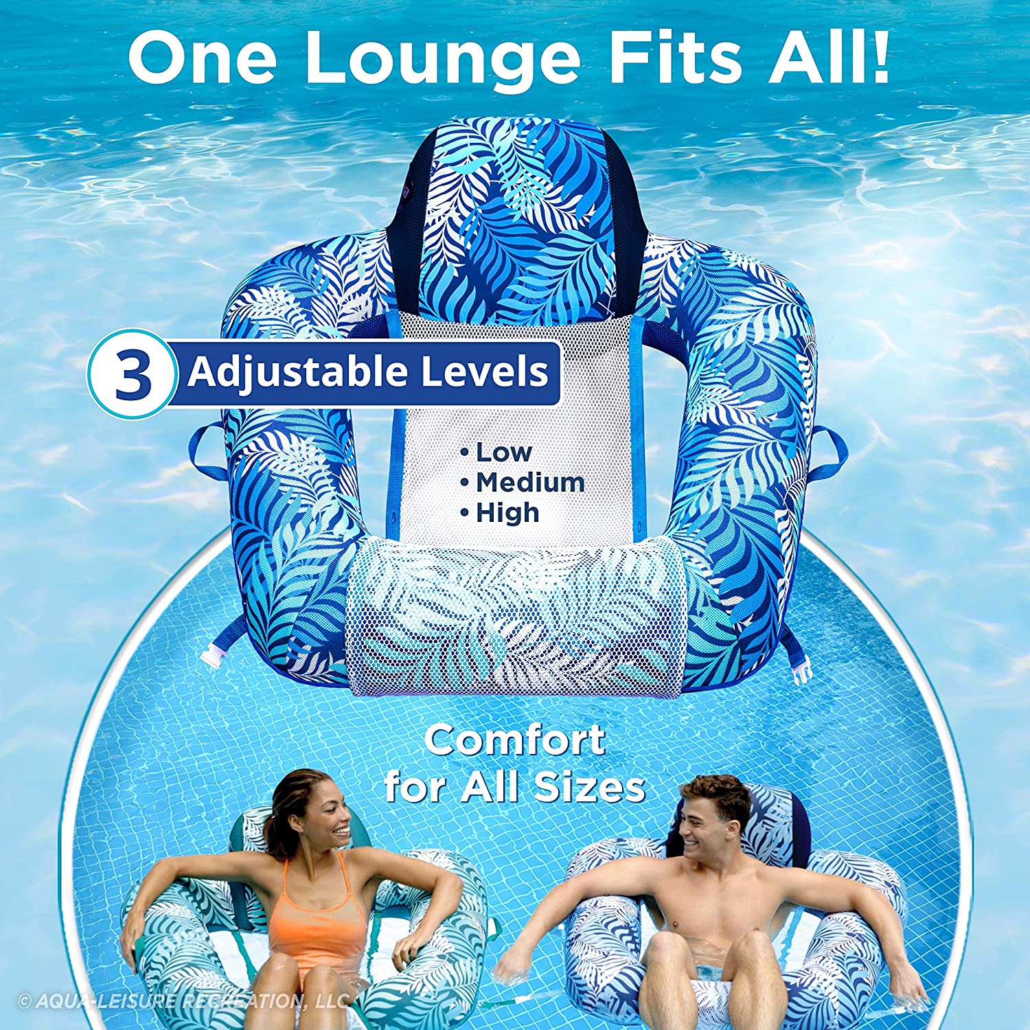 Sedia A Dondolo Gonfiabile Per Piscina - Galleggiante Per Relax In Acqua - Foto 4