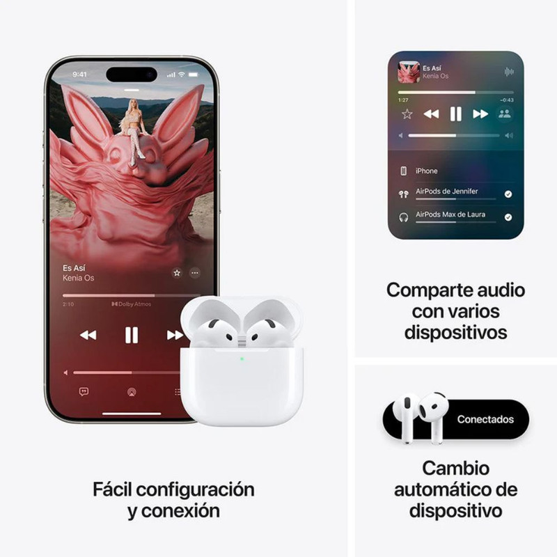 APPLE AIRPODS 4TA GEN - WHITE - 3
