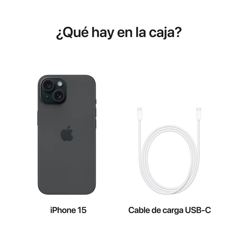 IPHONE 15 128GB SIM FISICO + ESIM - BLACK - 4