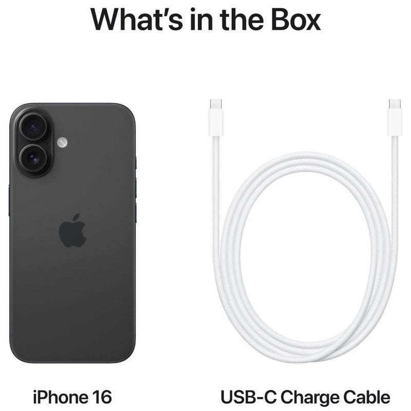 IPHONE 16 128GB SIM FISICO + ESIM - BLACK - 4