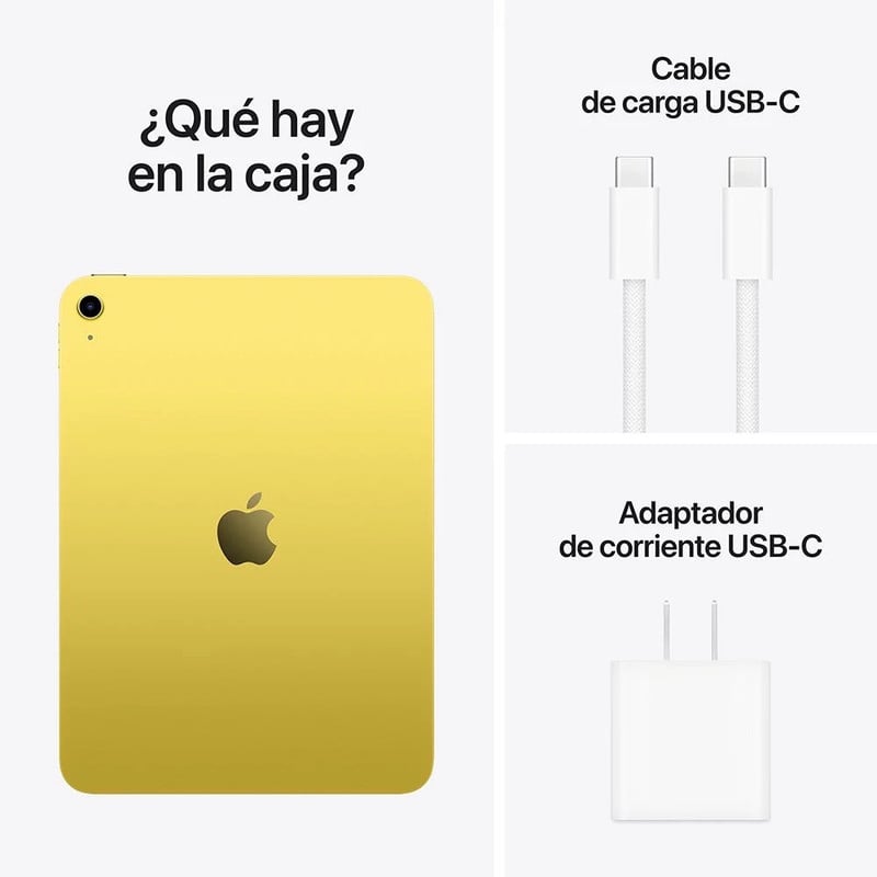 APPLE IPAD A16 2025 128GB WIFI - AMARILLO - 3