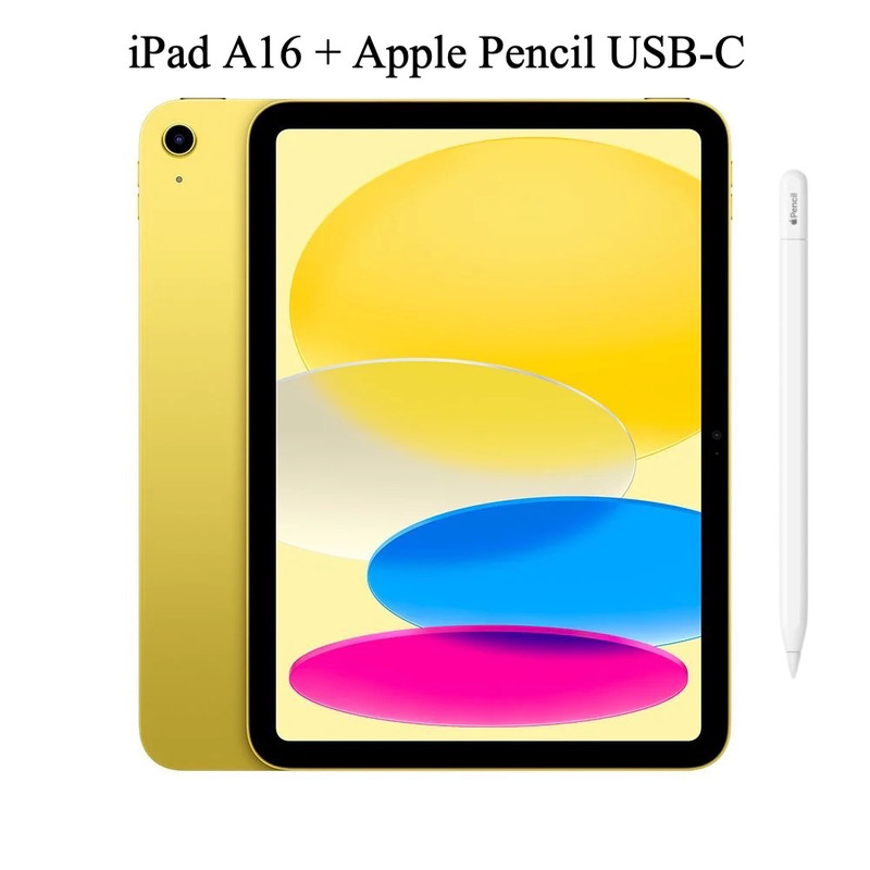 APPLE IPAD 11' A16 2025 128GB WIFI + APPLE PENCIL USB-C - YELLOW - 1