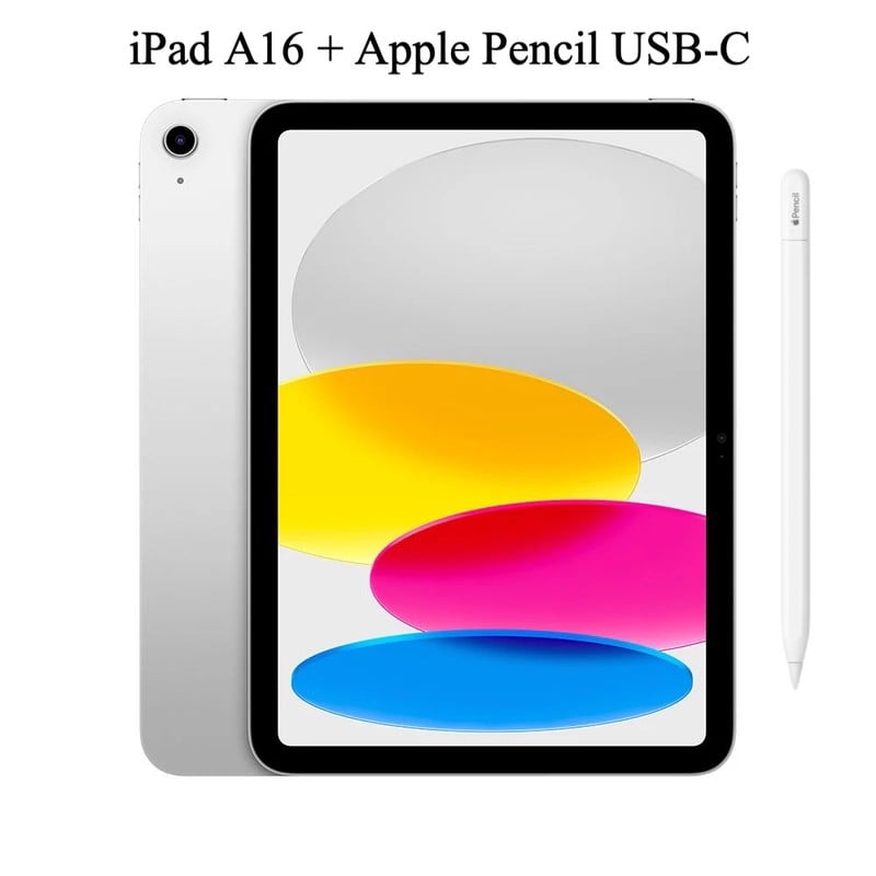 APPLE IPAD 11' A16 2025 128GB WIFI + APPLE PENCIL USB-C - SILVER - 1