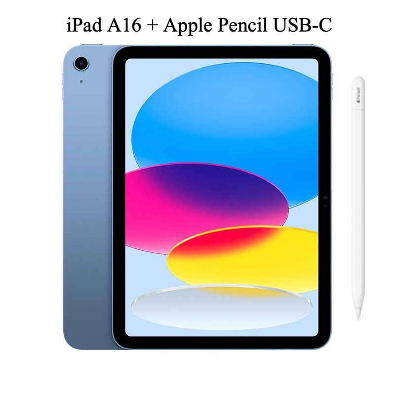 APPLE IPAD 11' A16 2025 128GB WIFI + APPLE PENCIL USB-C - BLUE - 1