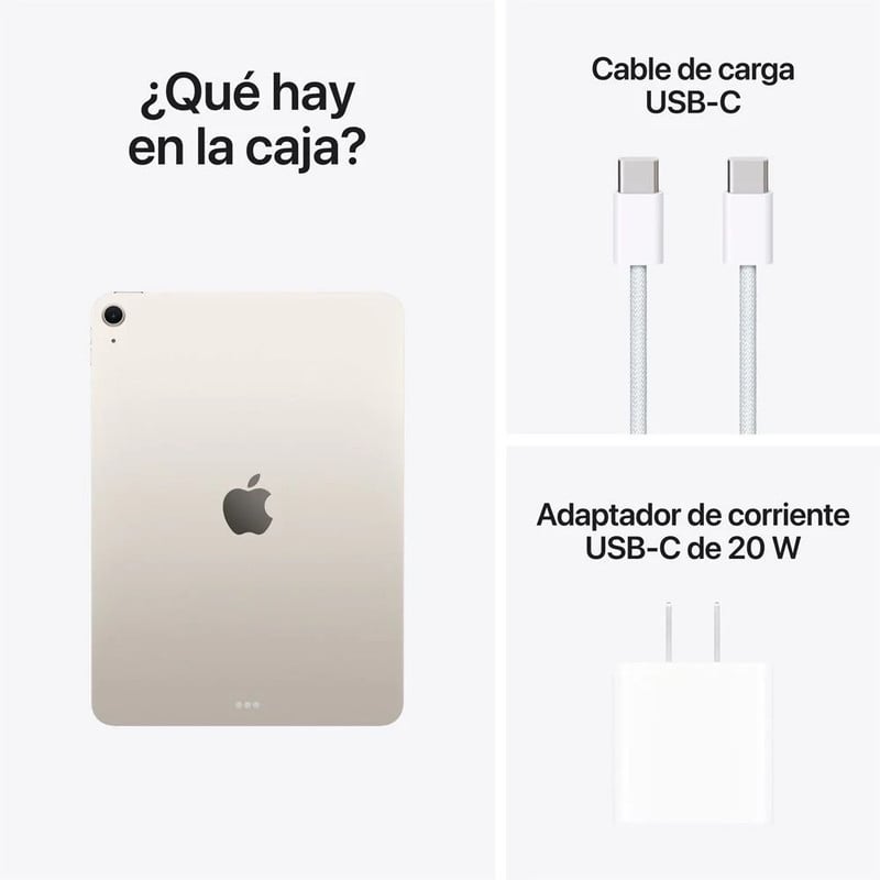 IPAD AIR 11' M4 256GB WIFI - STARLIGHT - 3