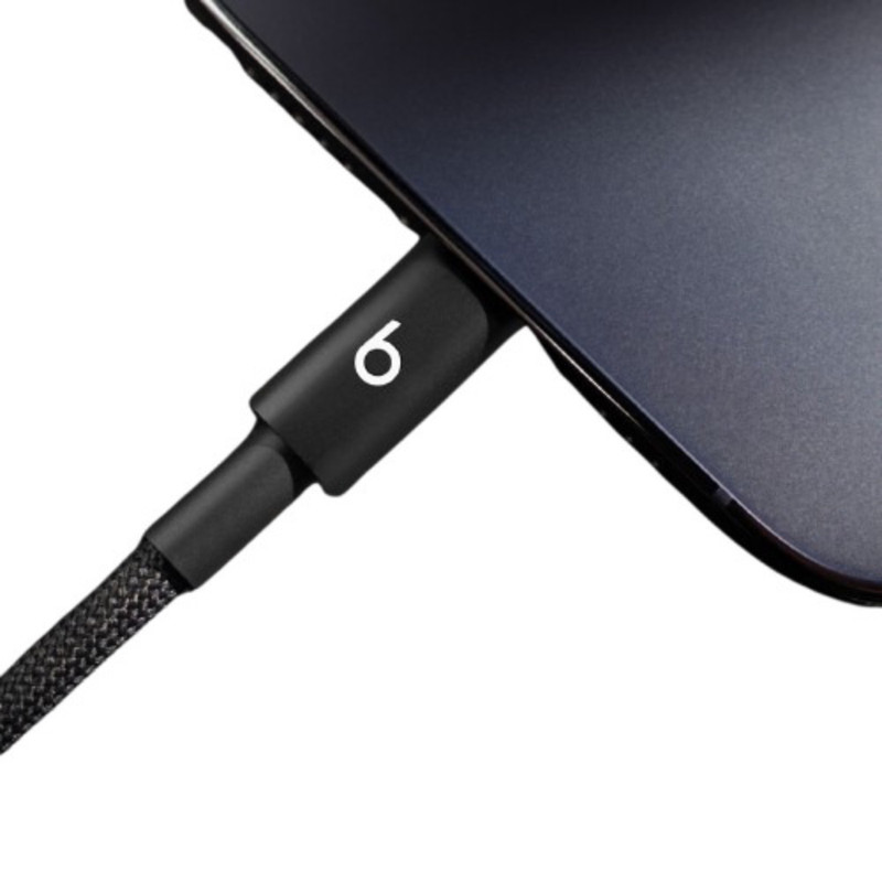 BEATS CABLE 1.5 METROS WOVEN CONEXION USB-C A USB-C 60W BOLT BLACK - 5