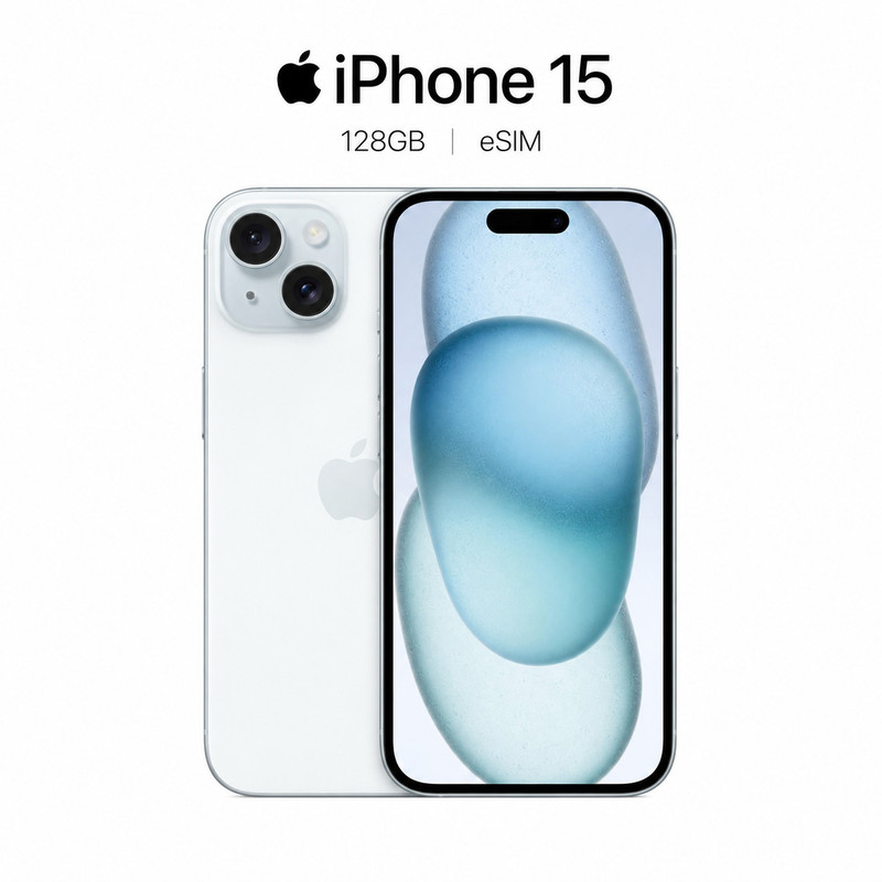 IPHONE 15 128GB ESIM - BLUE - 1