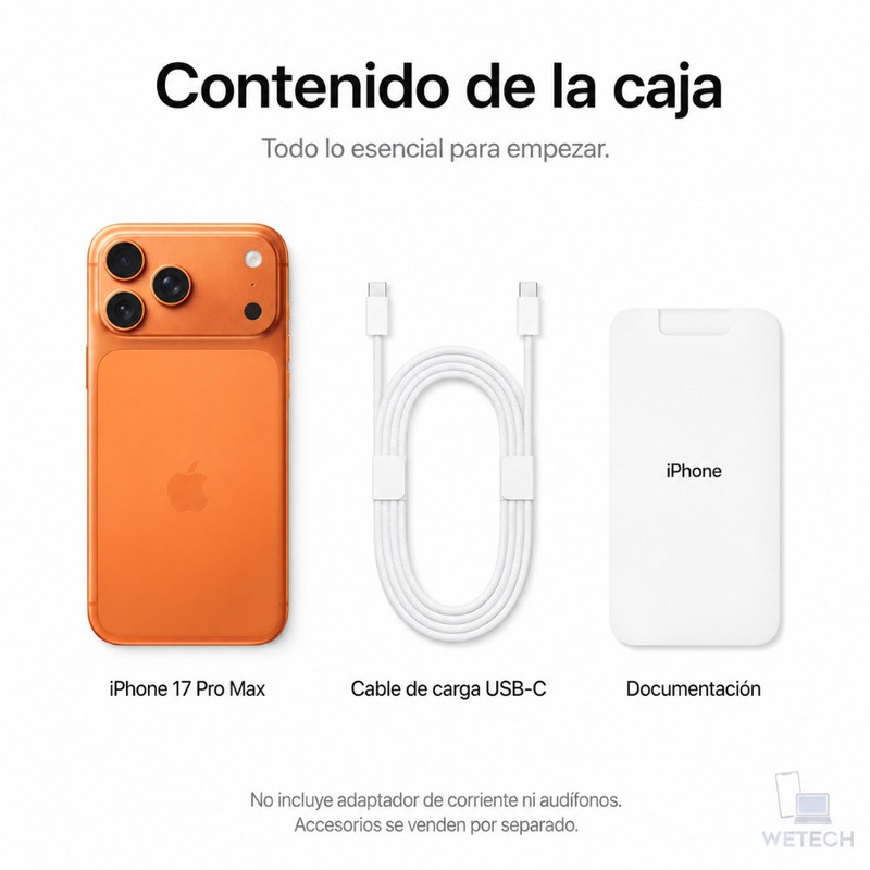 IPHONE 17 PRO MAX ESIM 256GB - COSMIC ORANGE - 7
