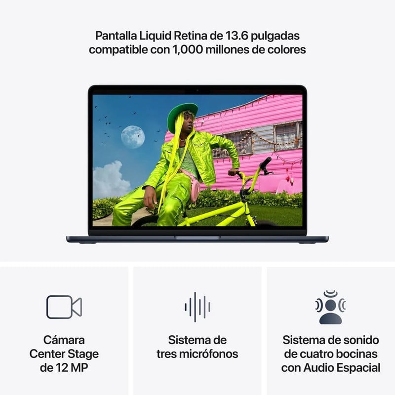 MACBOOK AIR 13'M5 16GB RAM 512GB SSD TECLADO INGLES - SKY BLUE - 6