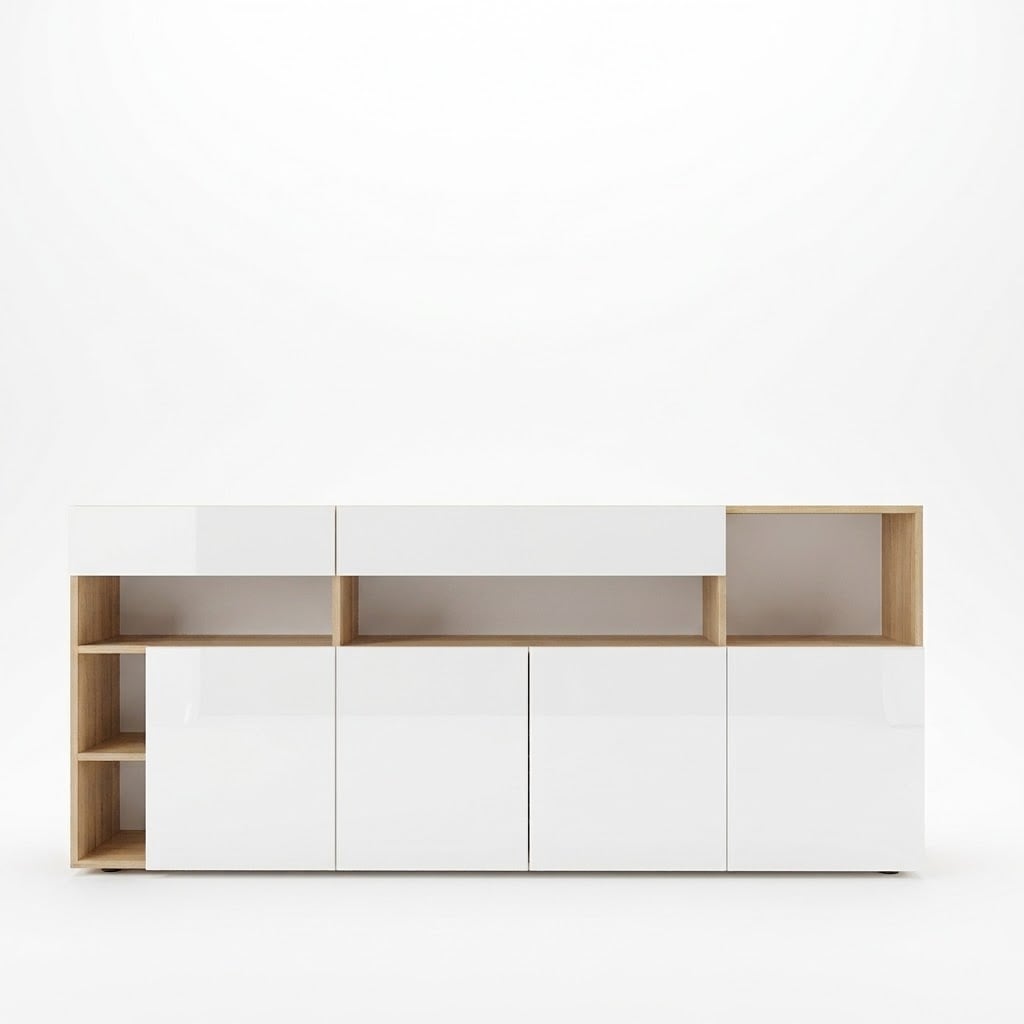 APARADOR R&R MUEBLES RRC-142 MULTICOLOR MODERNO ELEGANTE TOKIO - 2