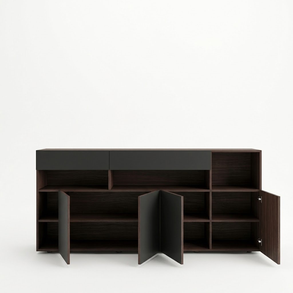 APARADOR R&R MUEBLES RRC-143 MULTICOLOR MODERNO ELEGANTE TOKIO - 2