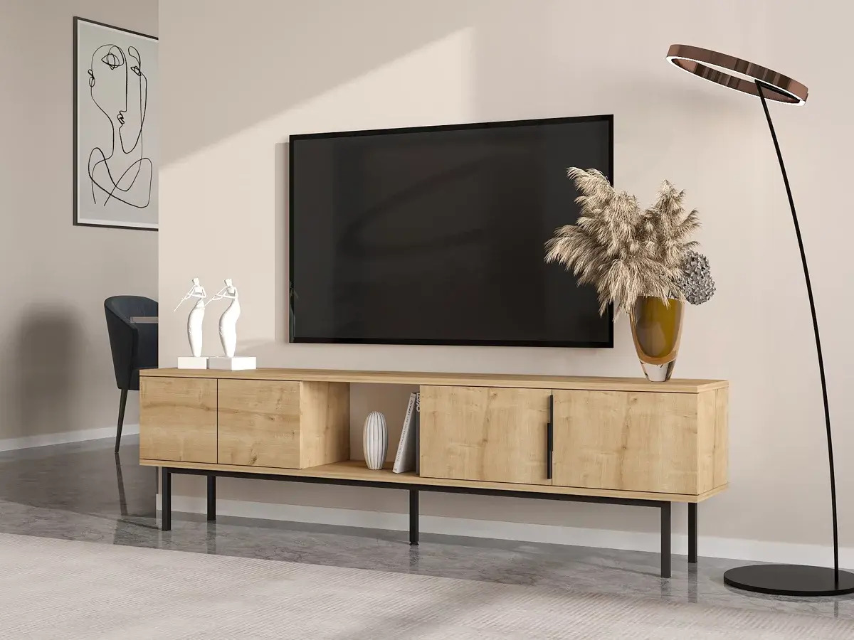 MUEBLE DE TV MINIMALISTA BELL DUNA RYR MUEBLES - 1
