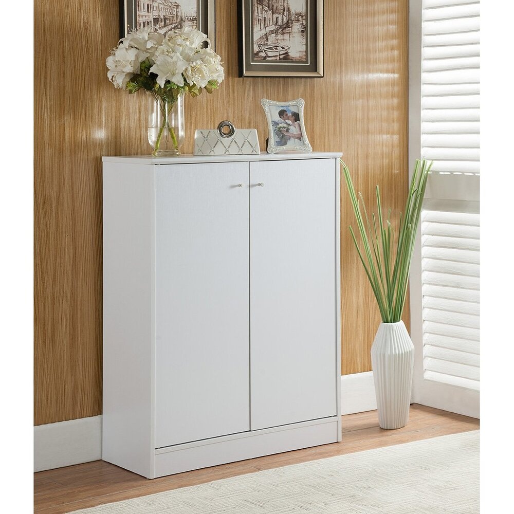 ZAPATERA MODERNA GUST BLANCO 2 PUERTAS RYR MUEBLES - 2