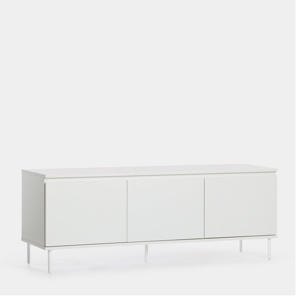 MESA PARA TV MODERNO VERONICA 160 CM BLANCO RYR MUEBLES - 2