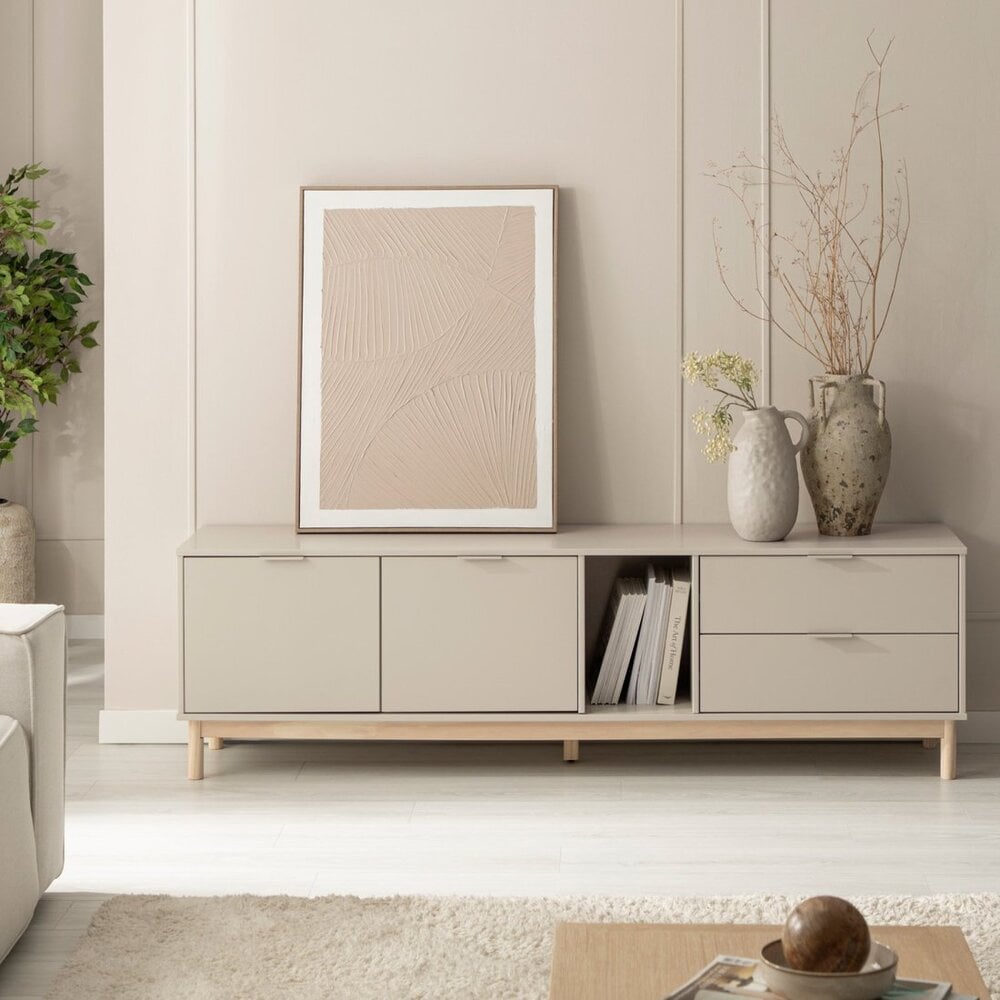 MESA PARA TV MODERNO LUU 180 CM CAPRI RYR MUEBLES - 1
