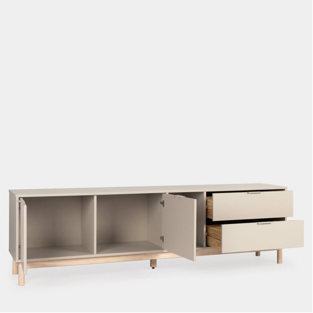 MESA PARA TV MODERNO LUU 180 CM CAPRI RYR MUEBLES - 3