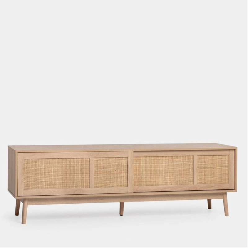 MESA PARA TV NORDICO MODERNO ALAN 180 CM ROVERE RYR MUEBLES - 2