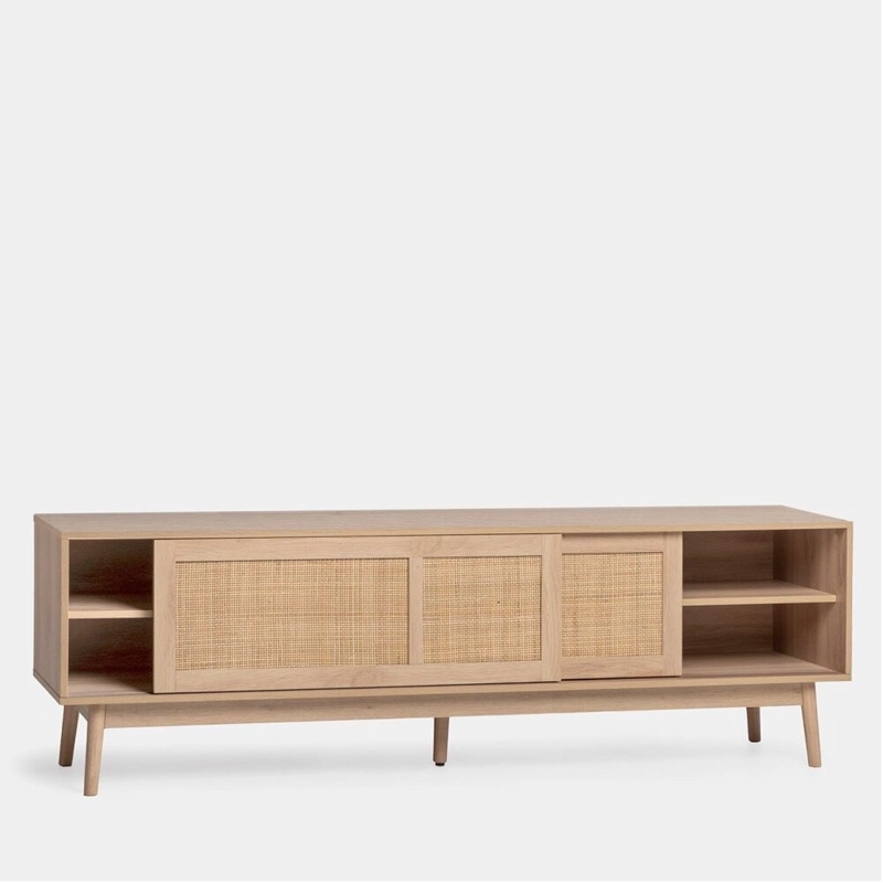 MESA PARA TV NORDICO MODERNO ALAN 180 CM ROVERE RYR MUEBLES - 3