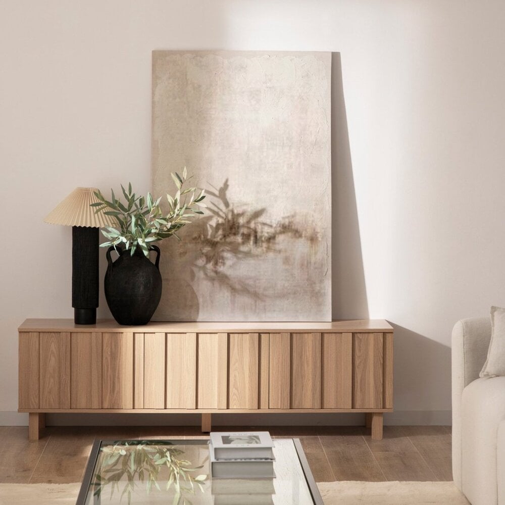 MESA PARA TV NORDICO MODERNO ARIES 3 PUERTAS RYR MUEBLES - 1