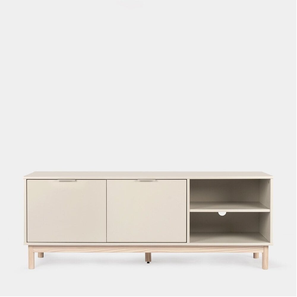 MESA PARA TV MODERNO LUU 2 PUERTAS 140 CM CAPRI RYR MUEBLES - 2