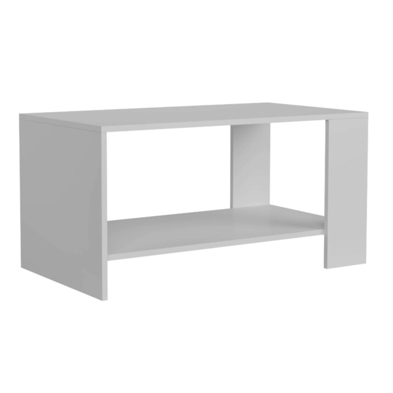 MESA DE CENTRO MODERNA MINIMALISTA CLARA BLANCO RYR MUEBLES - 2