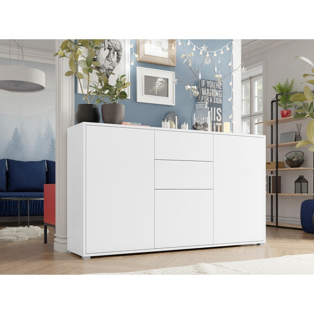 CÓMODA MODERNA SHIROUSAGI BLANCO RYR MUEBLES - 1