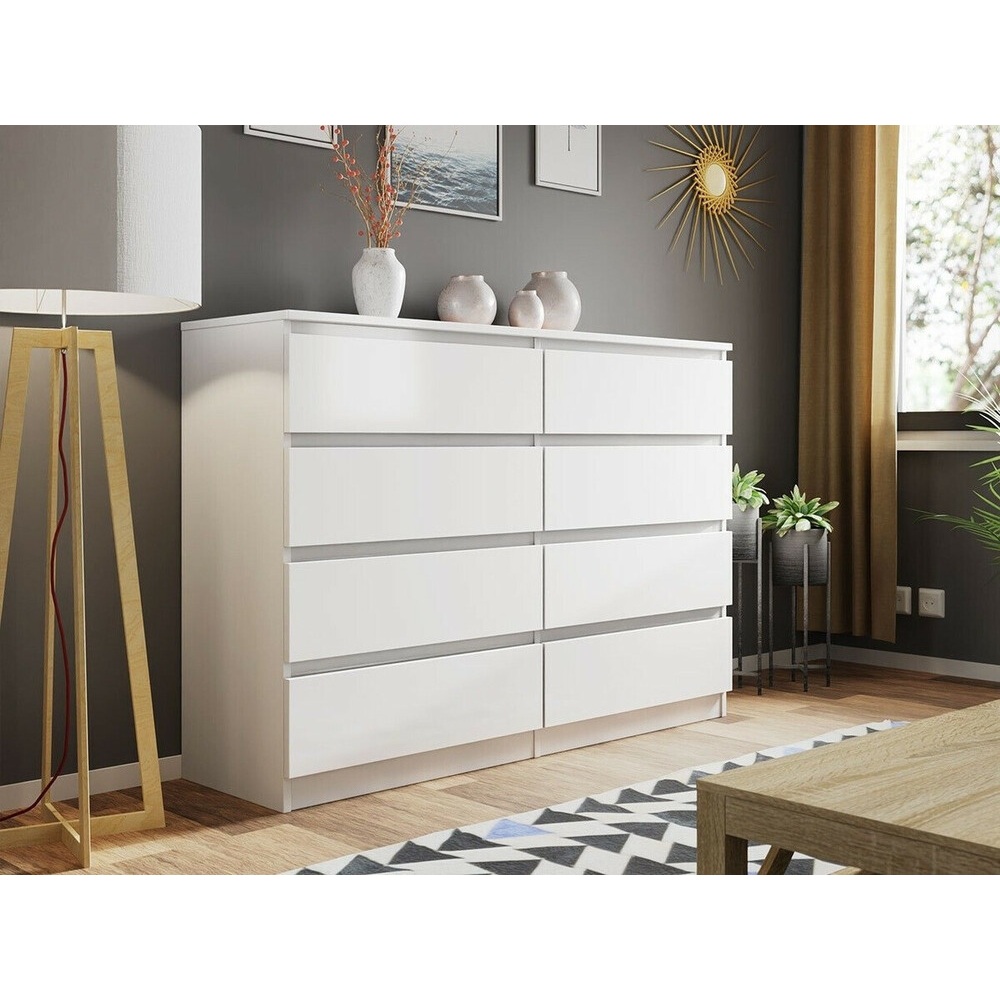 CÓMODA MODERNA GNOSIA BLANCO RYR MUEBLES - 1