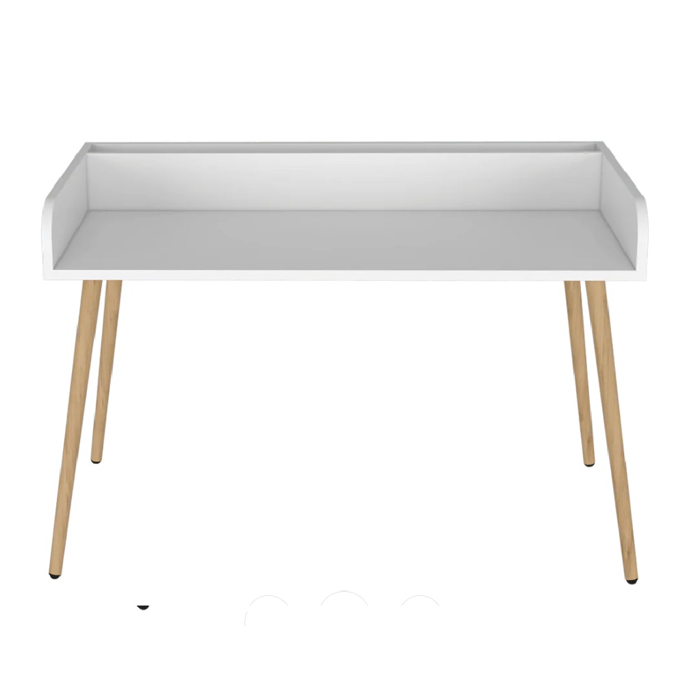 ESCRITORIO VINTAGE MINIMALISTA HARTILL BLANCO RYR MUEBLES - 3