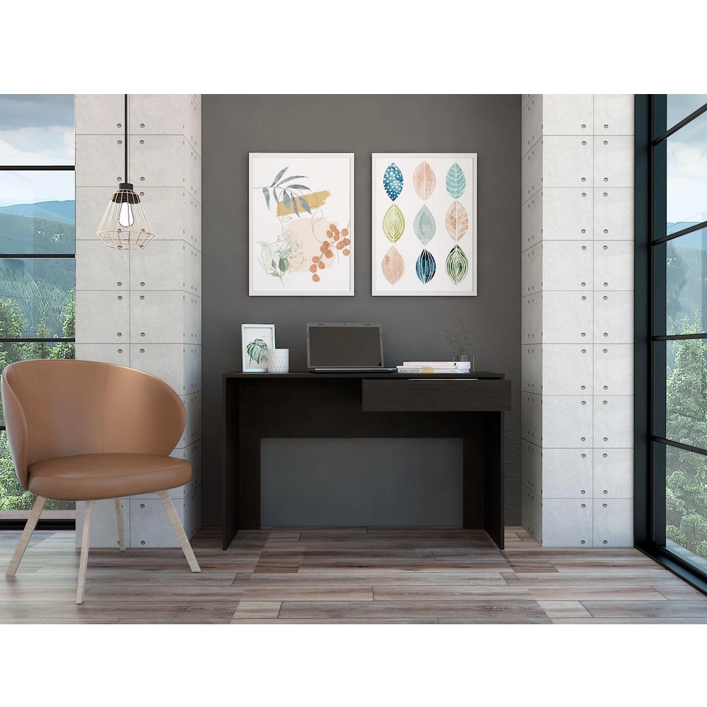 ESCRITORIO MODERNO 1 CAJÓN SOFY WENGUE RYR MUEBLES - 2