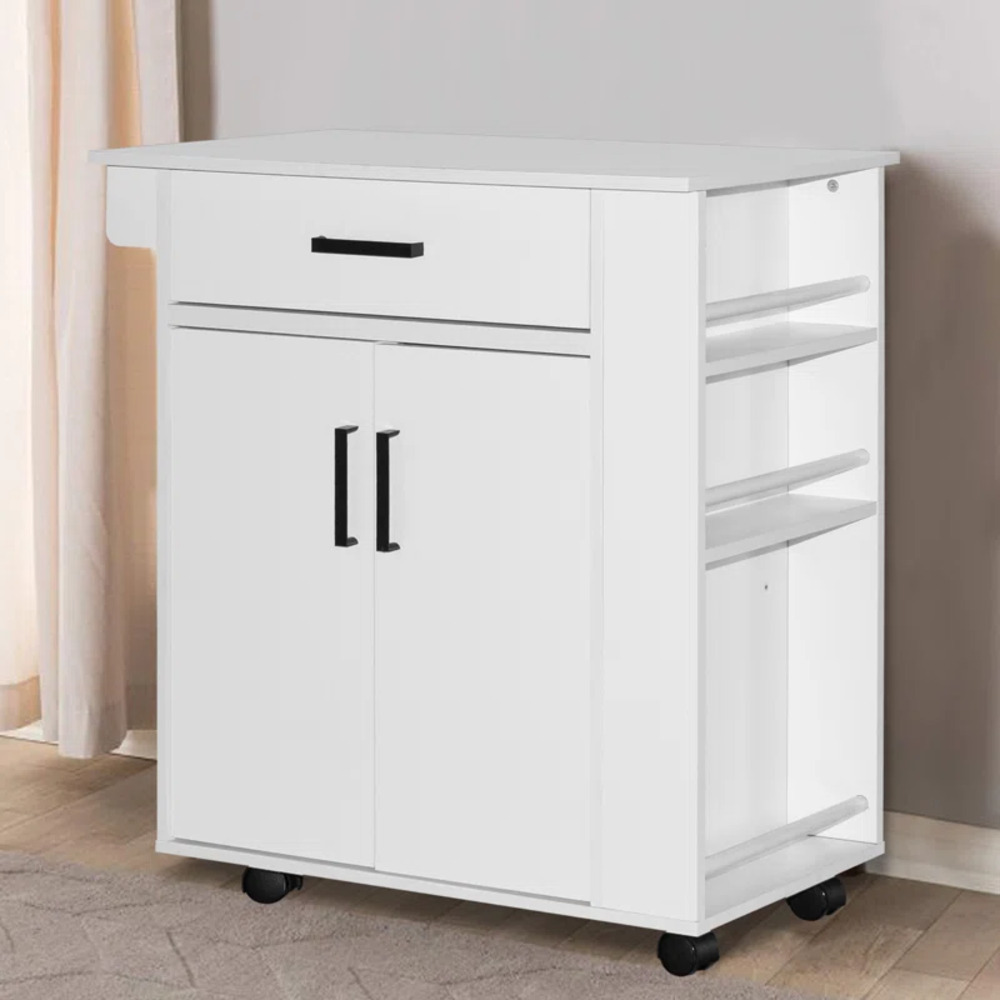 CARRITO DE COCINA BOGI BLANCO RYR MUEBLES - 1