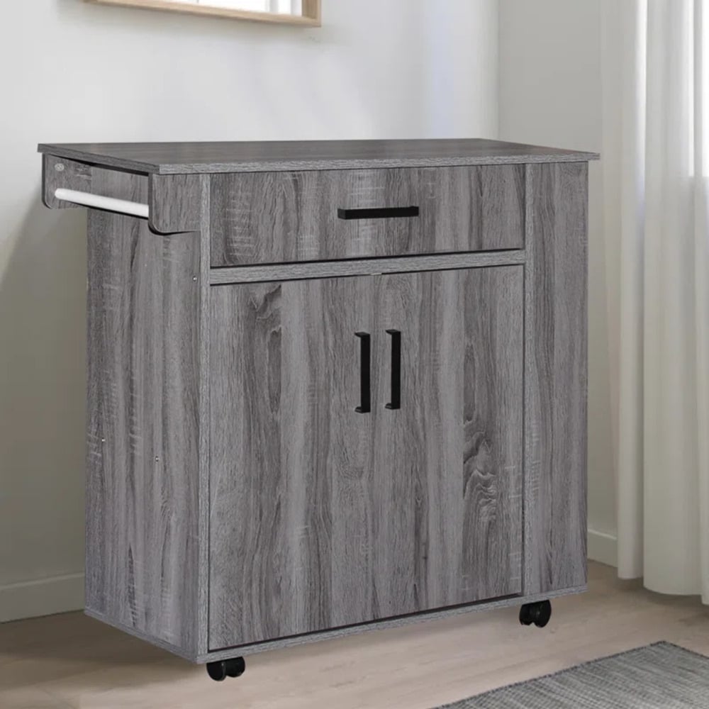 CARRITO DE COCINA BOGI GRIS RYR MUEBLES - 1