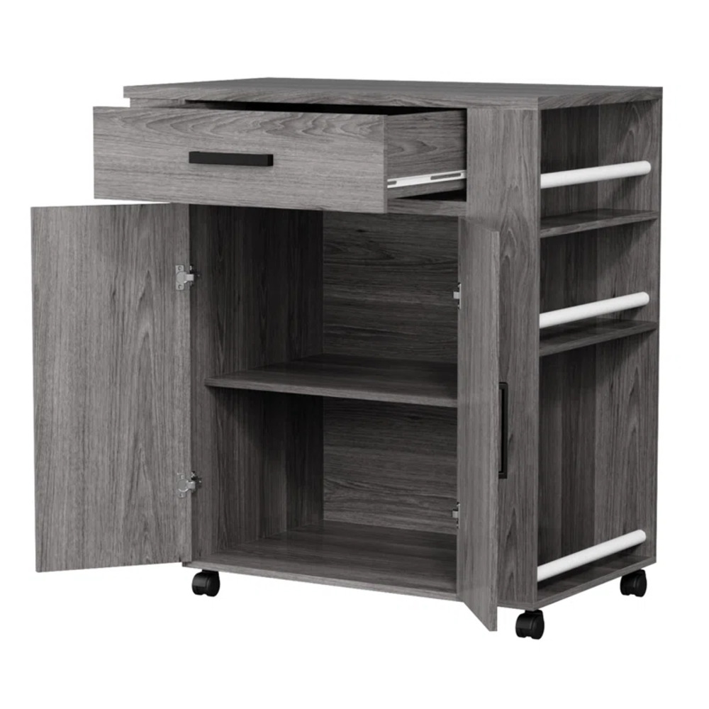 CARRITO DE COCINA BOGI GRIS RYR MUEBLES - 2