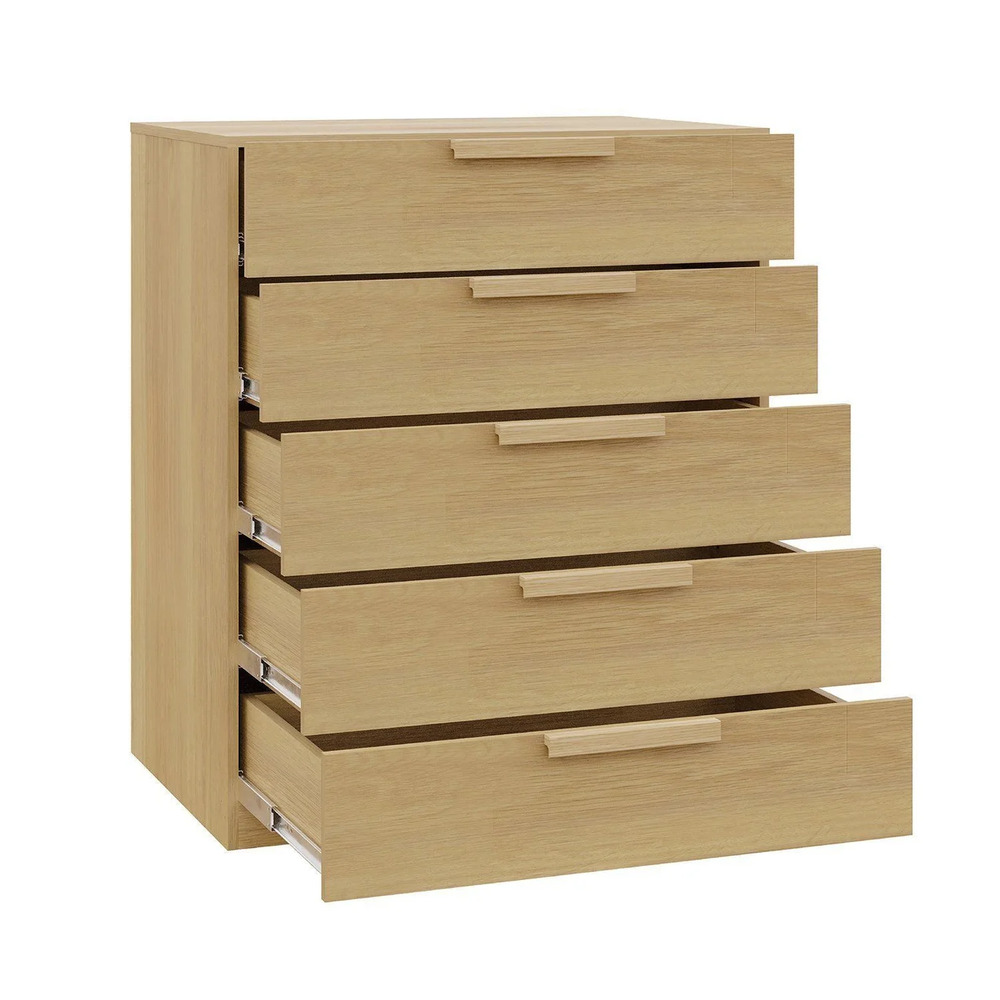 CÓMODA MODERNA LUCÍA 5 CAJONES PANELA RYR MUEBLES - 2