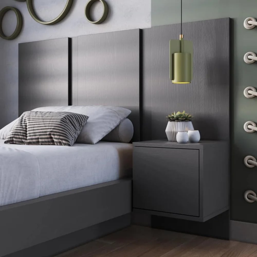CABECERA 1.5 PLAZAS MODERNA TALI GRAFITO RYR MUEBLES - 1