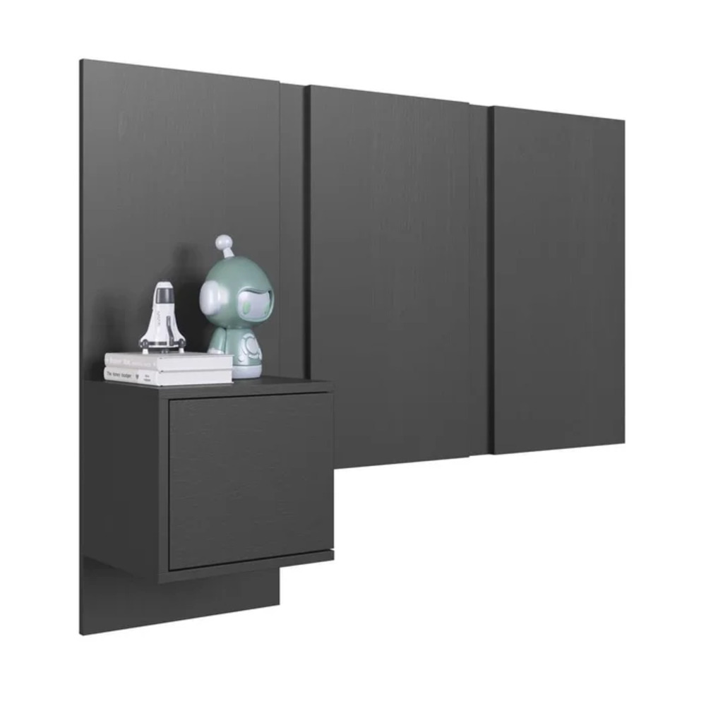 CABECERA 1.5 PLAZAS MODERNA TALI GRAFITO RYR MUEBLES - 3