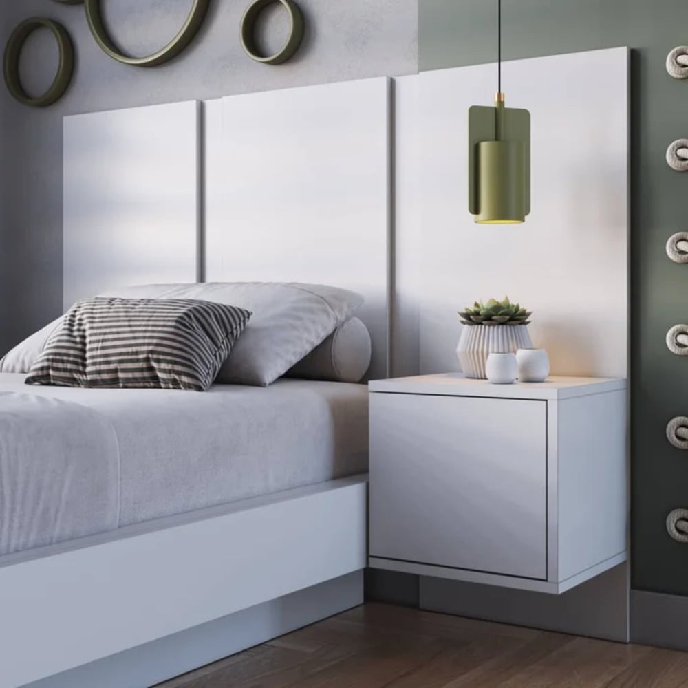 CABECERA 1.5 PLAZAS MODERNA TALI BLANCO RYR MUEBLES - 1