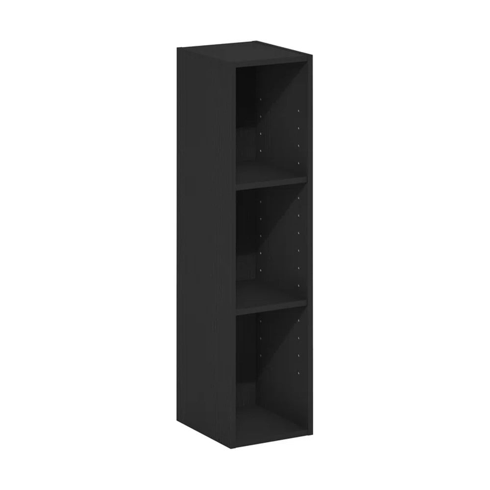 ESTANTE MODERNO KENGO NEGRO 3 ESPACIOS 20 CM RYR MUEBLES - 5