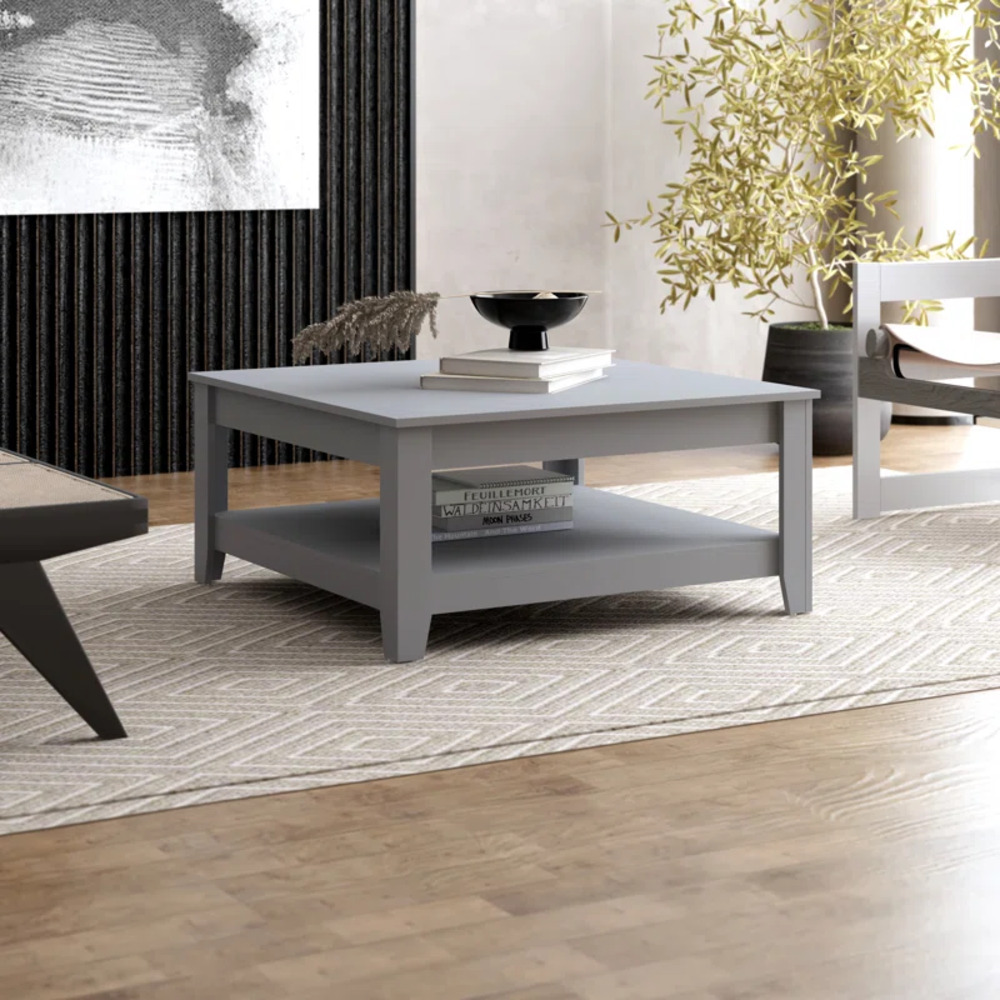 MESA DE CENTRO KAEL GRIS RYR MUEBLES - 1