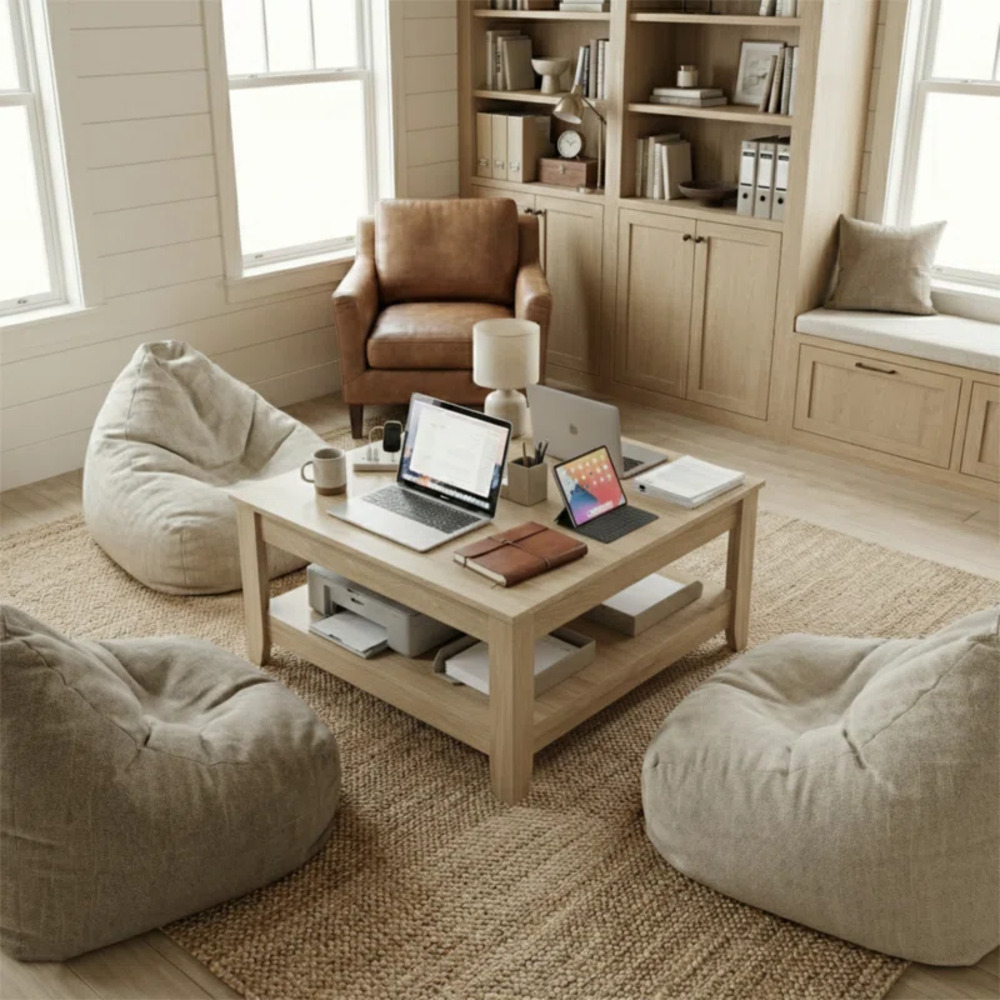 MESA DE CENTRO KAEL PANELA RYR MUEBLES - 1